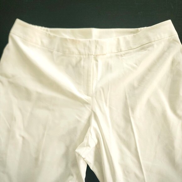 Anne Klein White Classic Minimalist Ankle Dress Pants Sz. 18W & 20W - Picture 4 of 15
